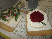 Oli hyvät tarjottavat ja riittävästi