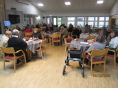 Syntymäpäiviä juhlittu 19.10.2023 Palvelutalolla 