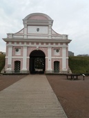 Tallinnan portti Pärnussa ( tämän portin kautta lyhyin tie kaupungille Tervis Spasta)
