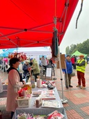 Kirkkonummipäivillä 30.8.2025 sade karkoitti väen