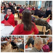 Pikkujouluyleisöä 19.11.2022 Palvelutalolla