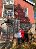 Matkakoulutusta Käpylän työväentalon hienossa syysmaisemassa