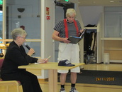 Pikkujoulu 24.11.2018
Bertta ja Markku esiintyvät