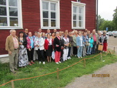 Lappeenranta 31.7.2019 porukka menossa syömään
Kehruuhuoneelle enne teatteriesitystä, KARI TAPIO OLEN SUOMALAINEN