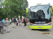 
12.8.2020 Lähdössä Imatran Valtionhotellin edustalta kohti
Savonlinnaa
