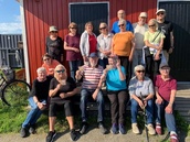 Mölkkykausi päättyi 9.9. Palkittiin Mirja, Mara ja Ritva. Mukana on myös Marianne, Hilja, Lahja, Tea, Bertta, TGerttu, Marke, Rauha, Pirkko, Kaija, Ykä, Pertti ja Cride